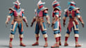 design and model a custom stylized 3d characte