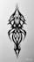 custom an abstract black tattoo design