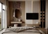 design modern bedroom with high quality 3d rendering