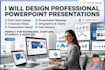 create modern business PPT presentation slides