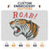 embroidery digitizing, logo digitizing, dst, pes, 3d puff