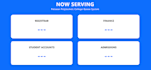 develop a web application queueing system