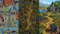do pixel art tileset, game background, rpg tilemap, 2d topdown art pixel tileset