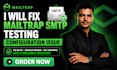 fix mailtrap smtp testing configuration issue