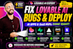 fix lovable ai bugs and deploy with supabase aws vercel