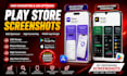 design app store screenshots for app store and play store