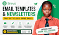 design responsive brevo email templates and newsletters