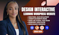 design interactive learning website educational blog with guides and lesson plan
