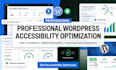 do wordpress site accessibility optimization for ada compliance, wordpress audit