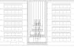 draft professional 2d floor plan for shopping complex, mall, retail unit layout