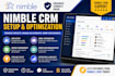 setup nimble CRM and organize your sales workflow
