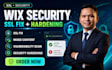 fix wix security ssl mixed content header vulnerability scan harening