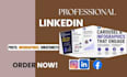 design linkedin carousel instagram posts canva infographics and cheatsheets