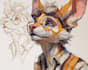 create furry vtuber character, fursona design