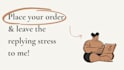 write conversational text replies