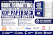do book typesetting, format paperback, kdp book formatting, layout typesetting