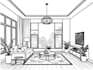 draw interior design illustrations for new projects