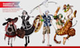 create character standee illustrations