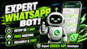create a smart whatsapp chatbot for 24 hours auto reply