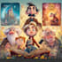 draw a cartoon book cover art
