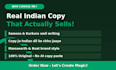 write fun hinglish copywriting for indian d2c brands