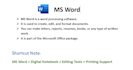 do faster data entry , ms excel, word, power point