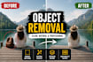 remove unwanted objects or people from your photos