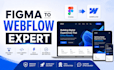 develop webflow website, bug fix, figma to webflow, webflow expert landing page