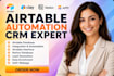 build airtable CRM,airtable database automation, notion and softr webapp expert