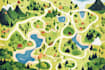 design vector maps, event maps, fantasy festival maps