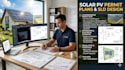 draft solar permit plans, slds, rooftop and ground mount designs