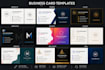 design modern professional business cards