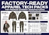create a factory ready apparel tech pack for manufacturing