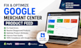 fix and optimize product feed for google merchant center fix product feed errors