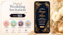 create a premium digital invitation website