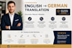 translate your english content into perfect german