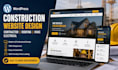 wordpress construction website contractor roofing hvac electrical website design