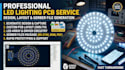 do led lighting pcb layout and  gerber file design service