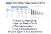 automate financial reporting in excel with vba