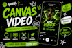 create professional spotify canvas video for your music