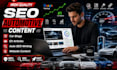 write SEO electric vehicle ev and tesla content