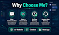develop ai chatbot, ai website, ai web app, and custom ai software