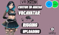 create 3d avatar model vtuber avatar furry avatar vrchat model anime