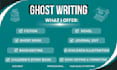 do novel ghost writer, fiction ghost writer, romance ghostwriter, edit journal