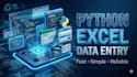 help with python, excel, and data entry tasks