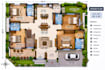 do professional house plan with 3d rendering