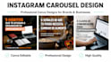 design professional instagram carousel posts in canva