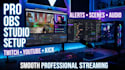 setup or fix obs studio, streamlabs and vmix for twich, youtube, kick