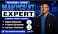 create instagram ai chatbot using manychat automation