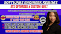 write ats software engineer, tech, IT, faang, developer resume waiting